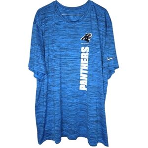 Nike NFL Carolina Panthers Performance Tee Shirt Size 3XL